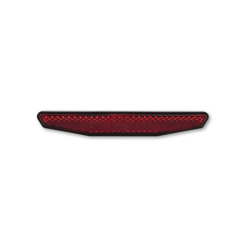 Rückstrahler Highsider Pro rot, Sechseckig, 125x18 mm, M5 Gewinde, E-geprüft
