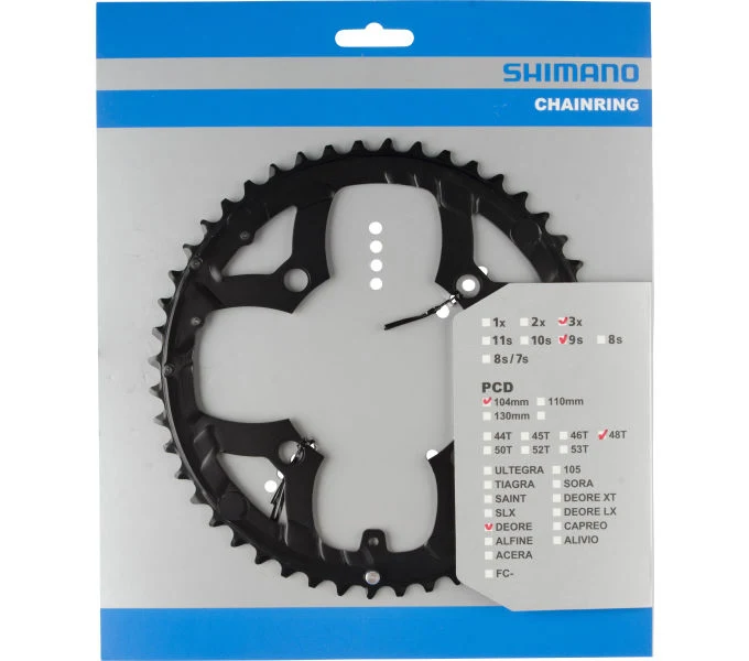 Shimano Kettenblatt DEORE FC-M530, FC-M531 48 Zähne