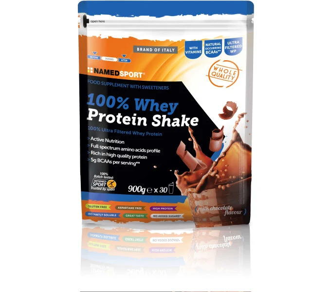 NAMEDSPORT Proteinpulver 100% WHEY PROTEIN SHAKE 900 g