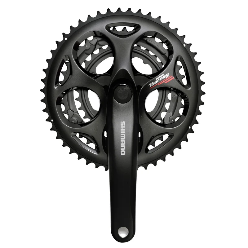 Shimano Tourney Chainset 7/8 Speed 50/39/30T 170mm Square Taper Without Chainguard Triple FC-A073