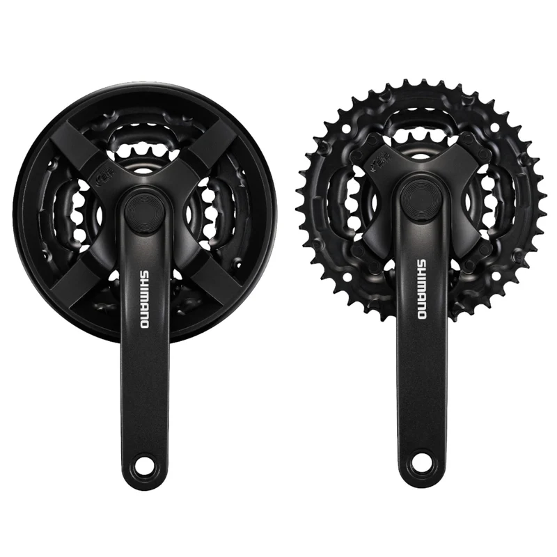 Shimano Tourney Chainguard 6/7/8 Speed 42/34/24T 150mm with Chainguard Triple FC-TY301