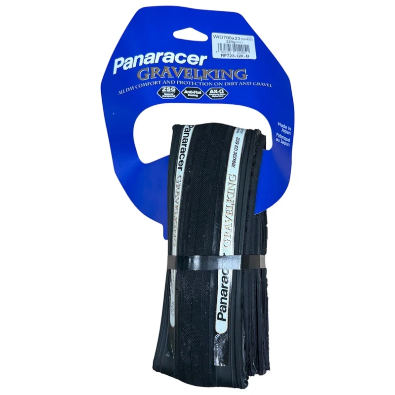Panaracer GravelKing Slick Folding Tyre 700 x 23c 700c Bike Tyre AllRoad Anti-Flat