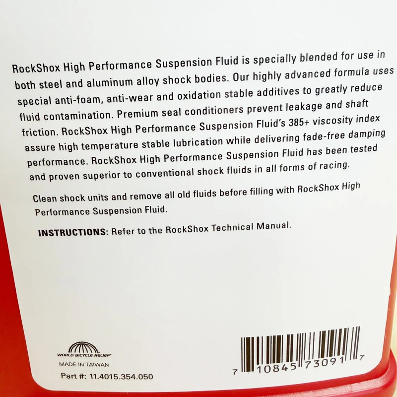 Rockshox 0W-30 1 Litre Bottle Bike Suspension Oil