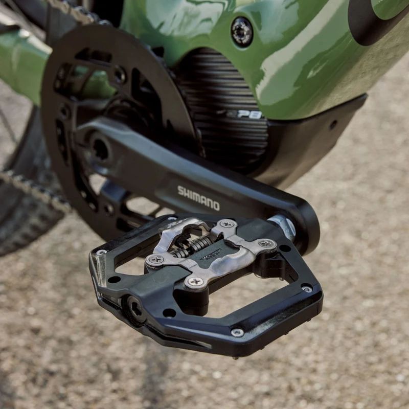 Shimano One-Sided SPD Clipless / Flat Bike Pedals EH510