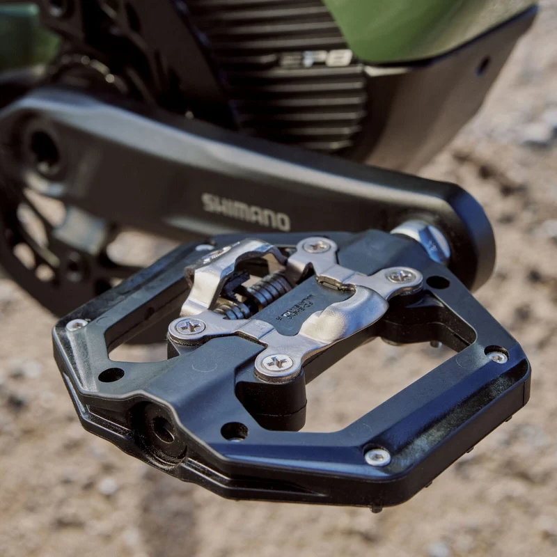 Shimano One-Sided SPD Clipless / Flat Bike Pedals EH510