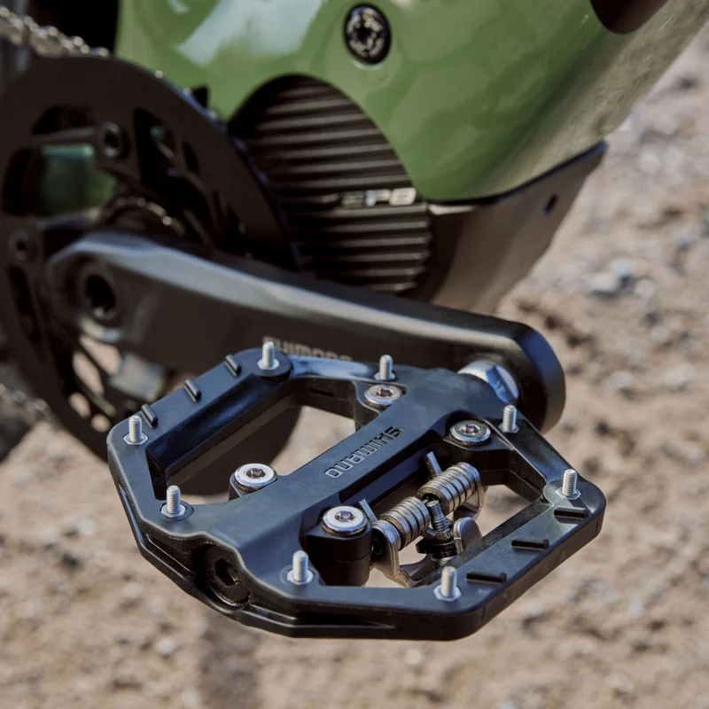 Shimano One-Sided SPD Clipless / Flat Bike Pedals EH510
