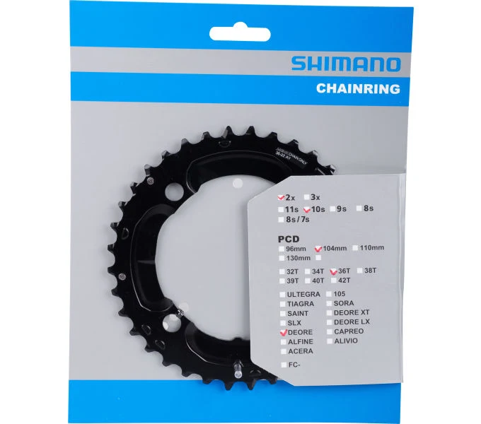Shimano Kettenblatt DEORE FC-M617 36 Zähne