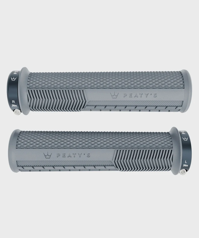 Peaty's Monarch Knurl Bike Handlebar Grips Lock-On