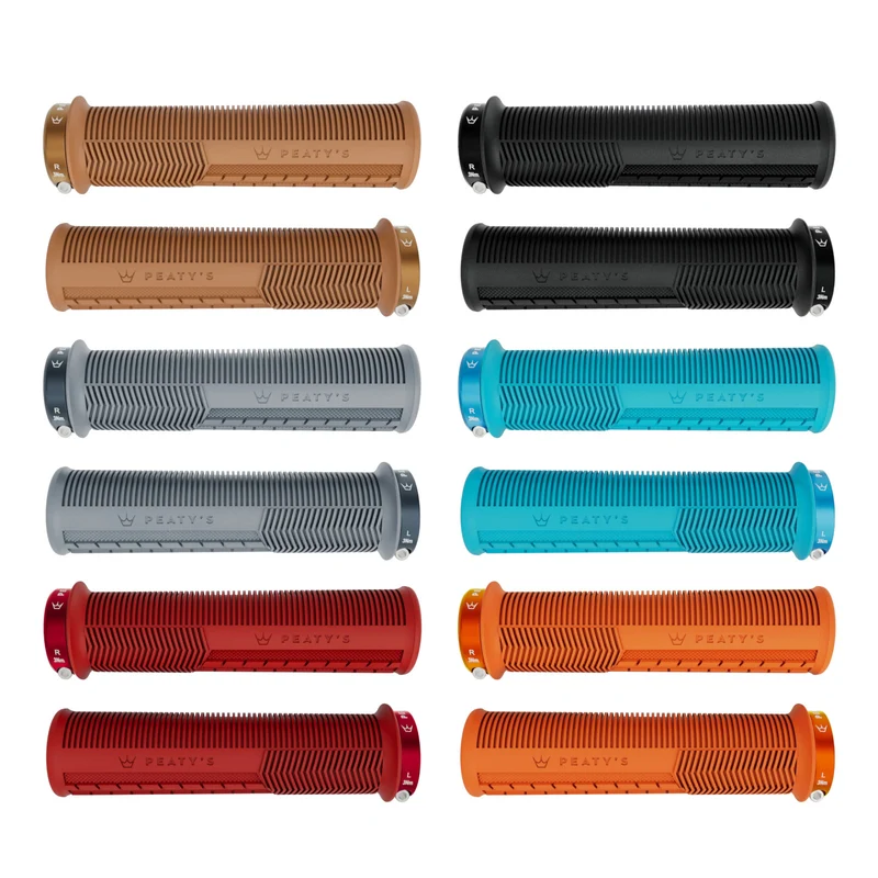 Peaty's Monarch Mushroom Bike Handlebar Grips Lock-On