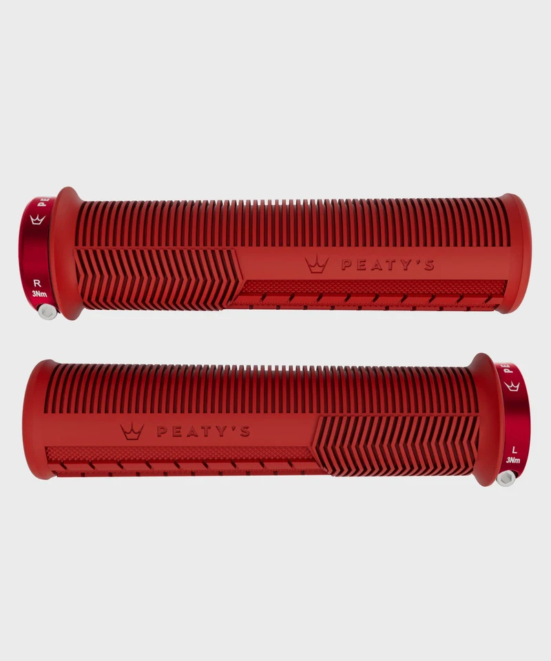 Peaty's Monarch Mushroom Bike Handlebar Grips Lock-On