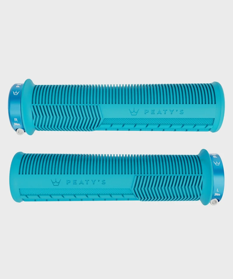 Peaty's Monarch Mushroom Bike Handlebar Grips Lock-On