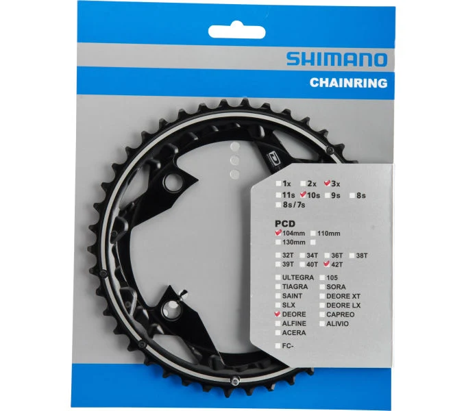 Shimano Kettenblatt DEORE FC-M610, FC-T611 42 Zähne