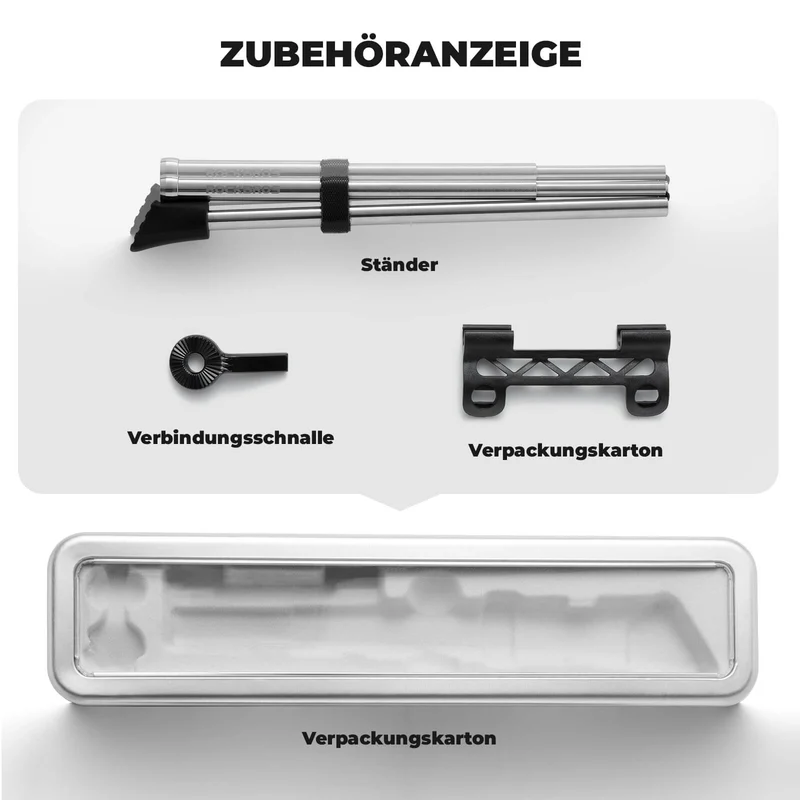 Fahrradständer Klappbar Seitenständer für 26–27,5 Zoll