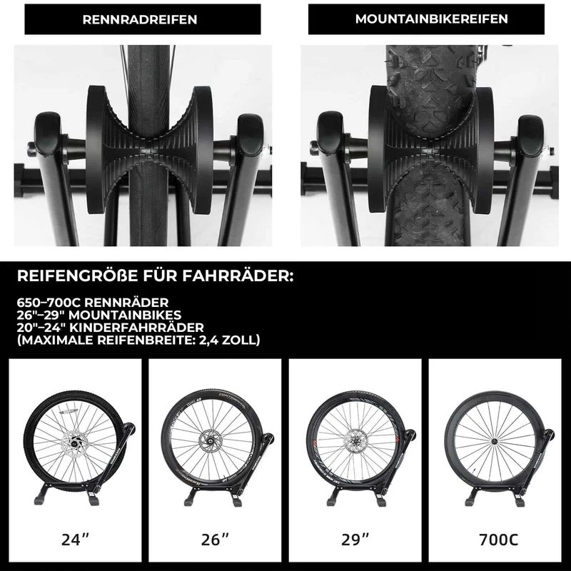 Fahrradständer Fahrrad Faltbar aus Kohlenstoffstahl