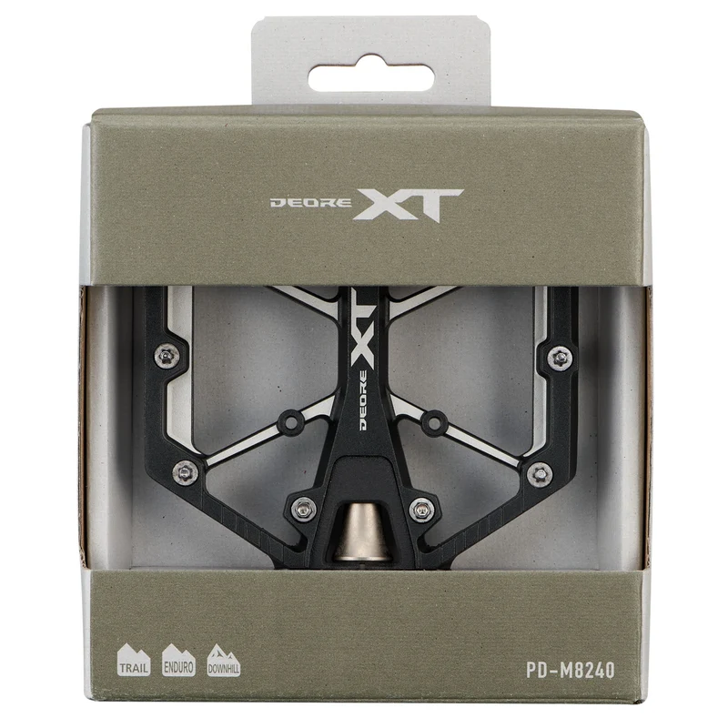 Shimano Deore XT PD-M8240 Flat Platform Mountain Bike Pedals