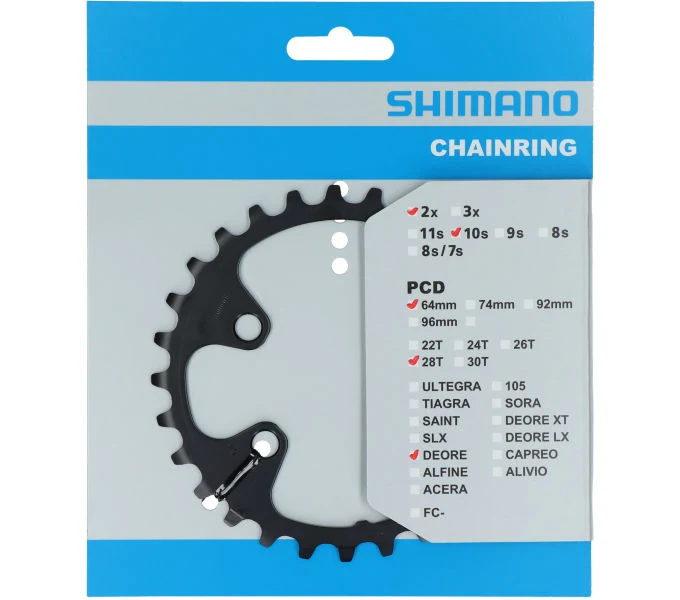 Shimano Kettenblatt DEORE FC-M6000-2 28 Zähne