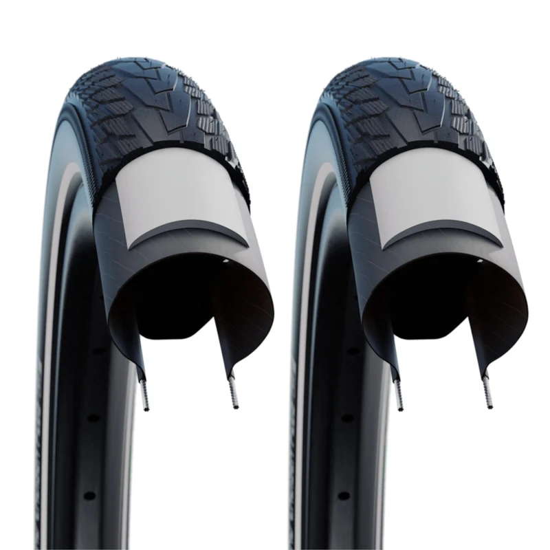 Schwalbe Motion Road Cruiser Plus (29er) 28 x 2.0 Green TwinSkin Wired Bike Tyre Reflective