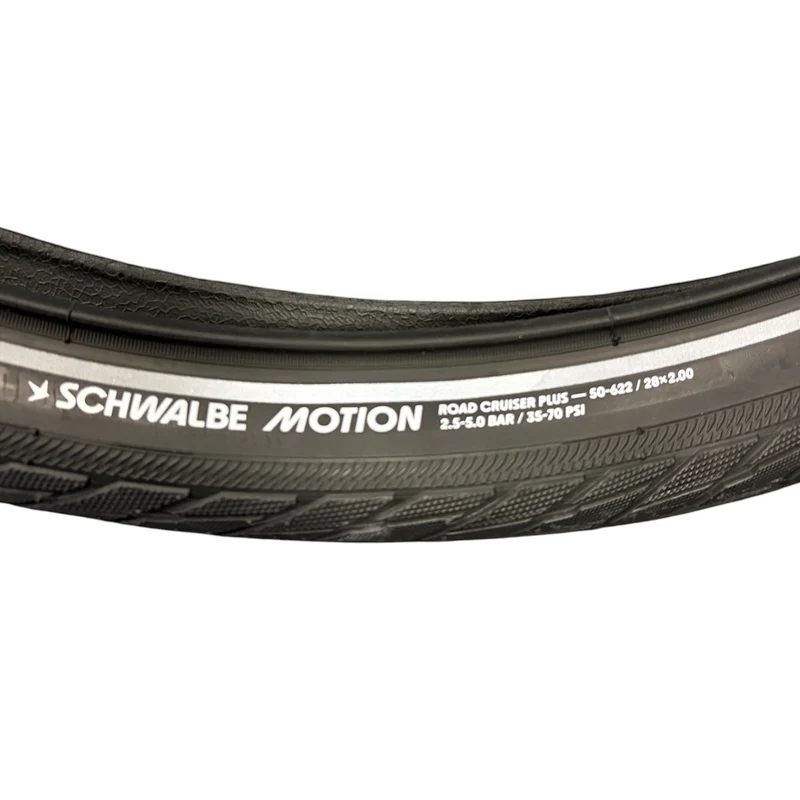 Schwalbe Motion Road Cruiser Plus (29er) 28 x 2.0 Green TwinSkin Wired Bike Tyre Reflective