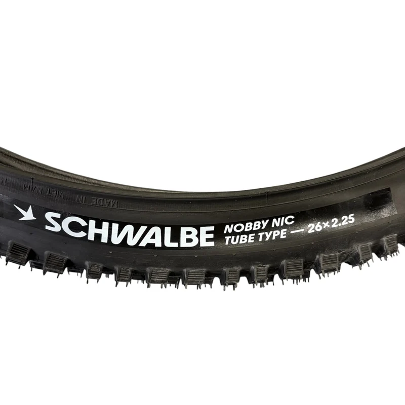 Schwalbe Nobby Nic 26 x 2.25 ADDIX Green Wired (Tube Type) Bike Tyre