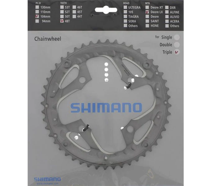 Shimano Kettenblatt DEORE LX FC-T671 48 Zähne
