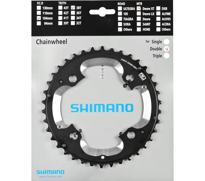 Shimano Kettenblatt DEORE XT FC-M785 38 Zähne