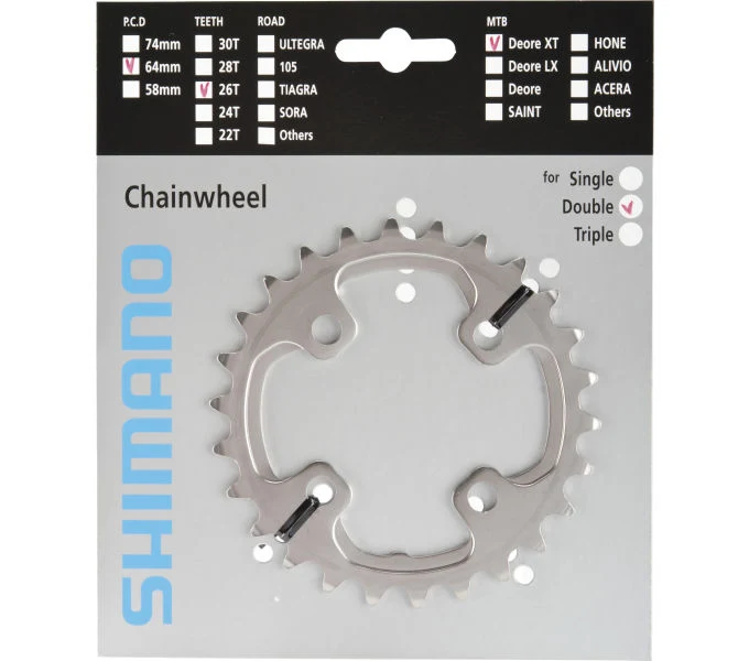 Shimano Kettenblatt DEORE XT FC-M785 26 Zähne