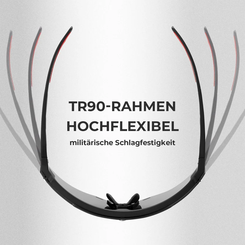 Fahrradbrille Polarisiert Magnetische Haftung Herren/Damen