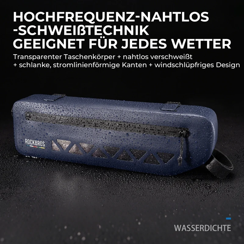 ROAD TO SKY 100 % Wasserdicht Rahmentasche 1,7 L