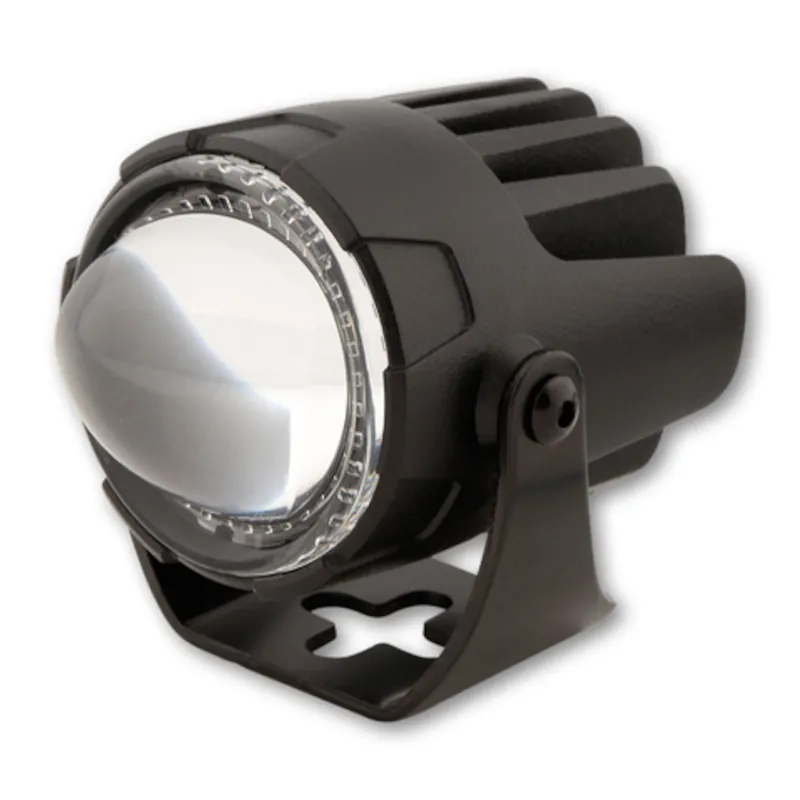 LED-Scheinwerfer Abblendlicht Highsider FT13-Low schwarz, Klar, E-geprüft