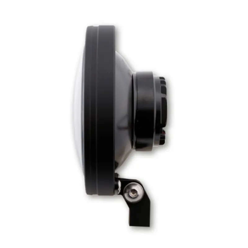 LED-Scheinwerfer 5 3/4 Zoll Highsider Frame-R2 Typ 5 schwarz, Unten, E-geprüft