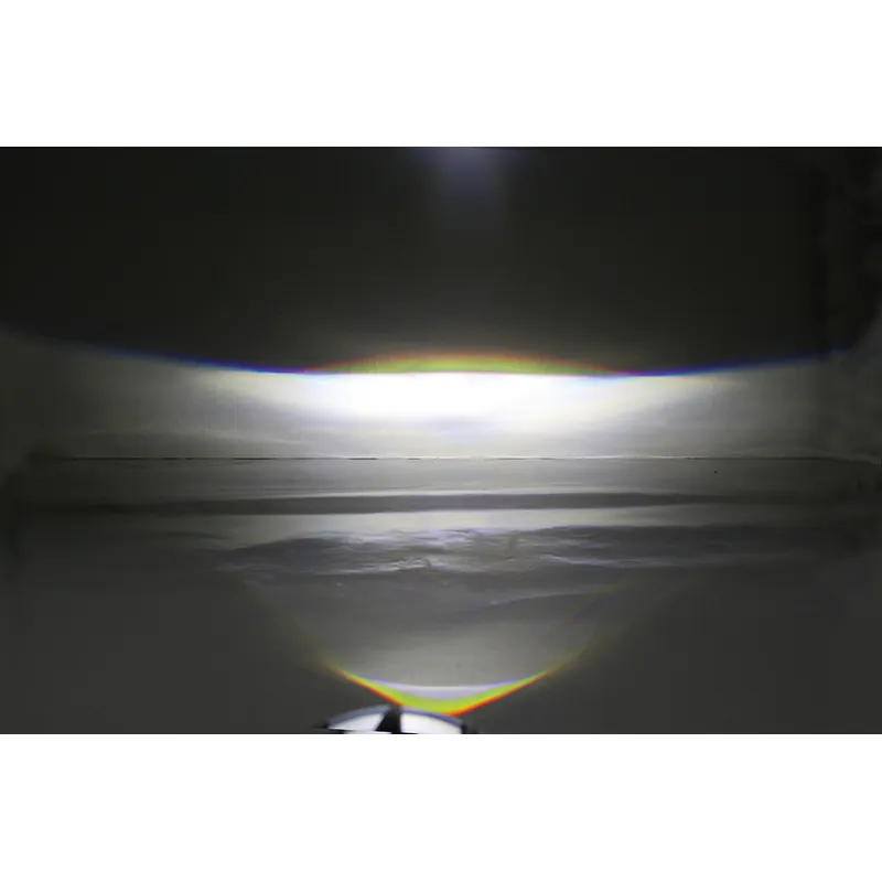 LED-Scheinwerfer 45 mm Highsider Dual-Stream schwarz, Klar, E-geprüft