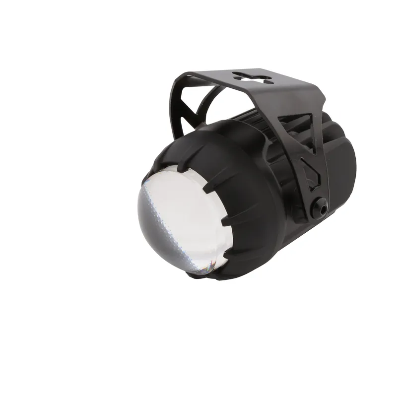 LED-Scheinwerfer 45 mm Highsider Dual-Stream Next schwarz, Klar, E-geprüft