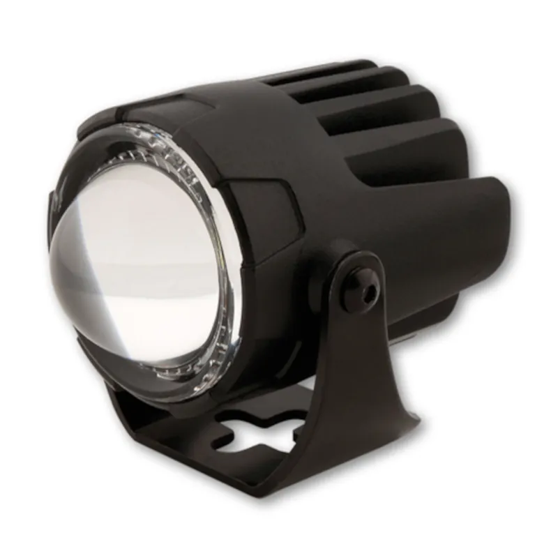 LED-Fernscheinwerfer Highsider Pro FT13-High, Schwarz, Klar, Ø 55 mm, E-geprüft
