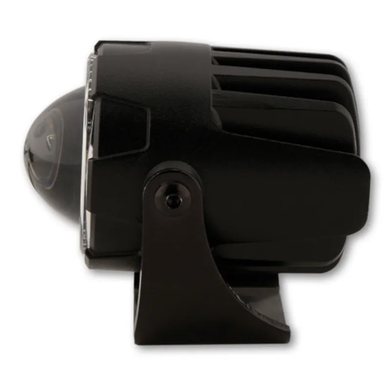 LED-Fernscheinwerfer Highsider Pro FT13-High, Schwarz, Klar, Ø 55 mm, E-geprüft
