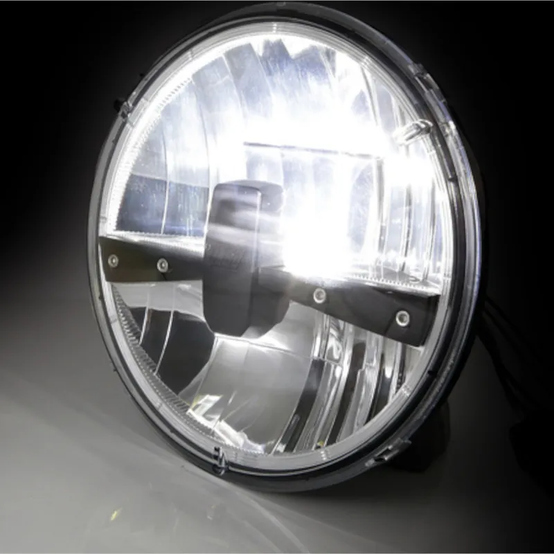 LED Hauptscheinwerfer-Einsatz 7 Zoll Highsider Pro Typ 3, Getönt Klar, E-geprüft