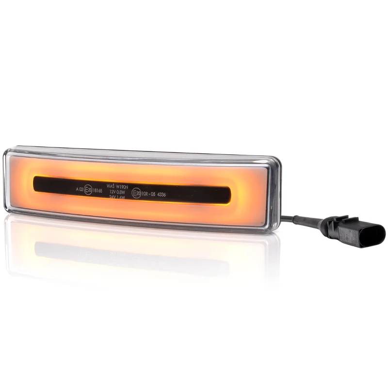 Gelbe Scania Neon-LED-Visierleuchte mit Stecker