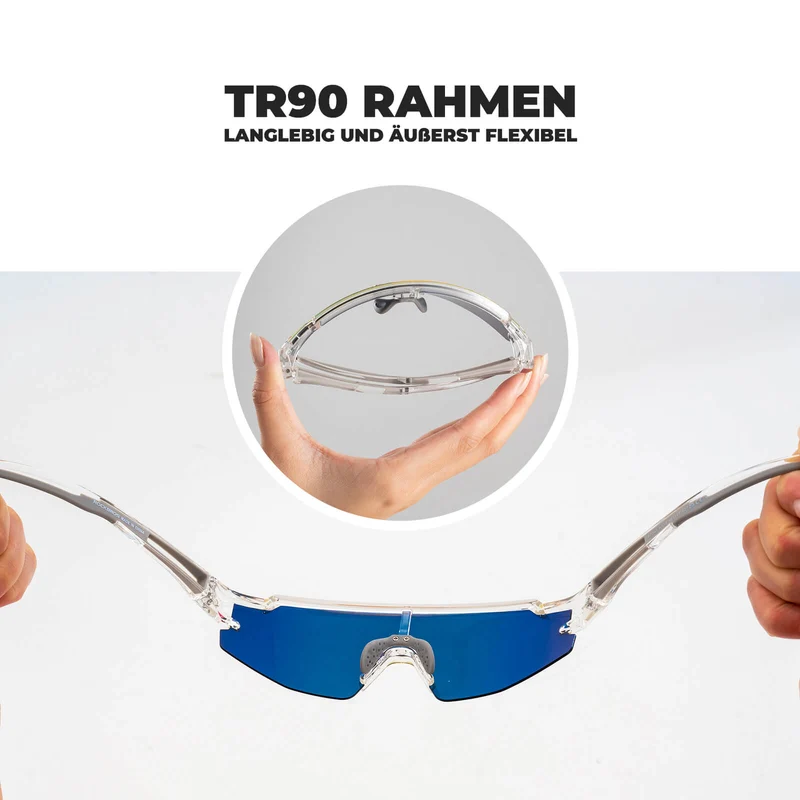 Polarisierte Sport- und Fahrradbrille für Kinder