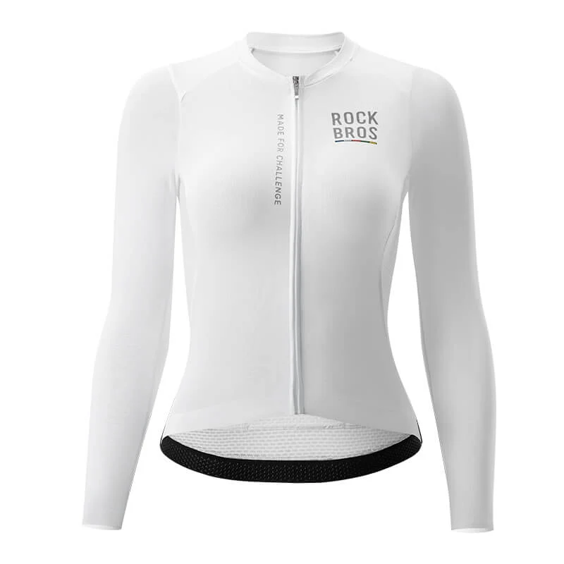 ROAD TO SKY Damen Langarm-Radtrikot Fahrrad Jersey für MTB & Rennrad