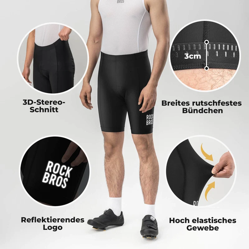 Fahrradhose mit Sitzpolster Herren