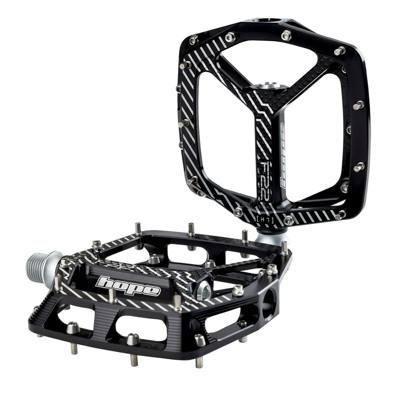Hope F22 Black 9/16 Inch Flat Platform Bike Pedals
