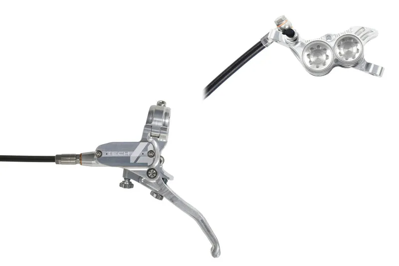 Hope Tech 4 V4 No Rotor Rear Hydraulic Disc Bike Brake Calliper & Lever