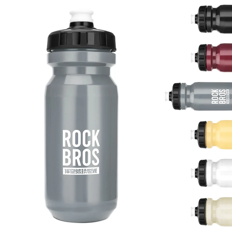 ROCKBROS Fahrrad Trinkflasche 600ml Trinkflasche BPA-Frei Auslaufsichere Flasche