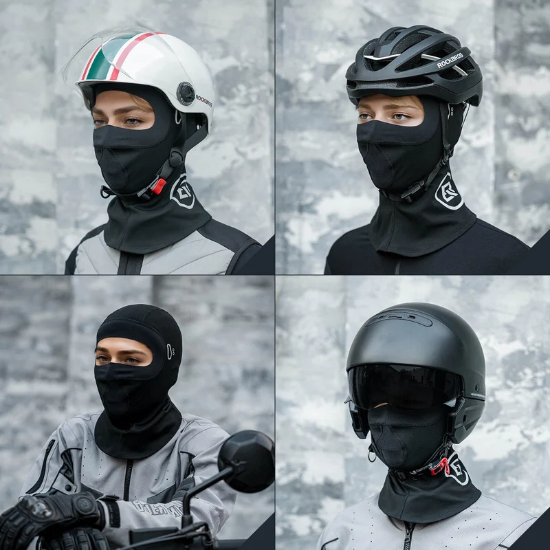 ROCKBROS Sturmhaube Winddichte atmungsaktive Fleece-Balaclava für Outdoor-Sport Unisex