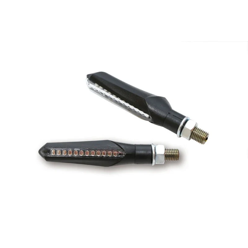 LED-Lauflichtblinker Highsider Smart Run schwarz, Getönt, E-geprüft, 12V/4,2W