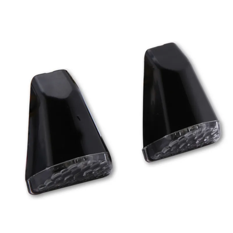 LED Verkleidungsblinker Highsider Smart Swift, Schwarz, Glas Klar, E-geprüft