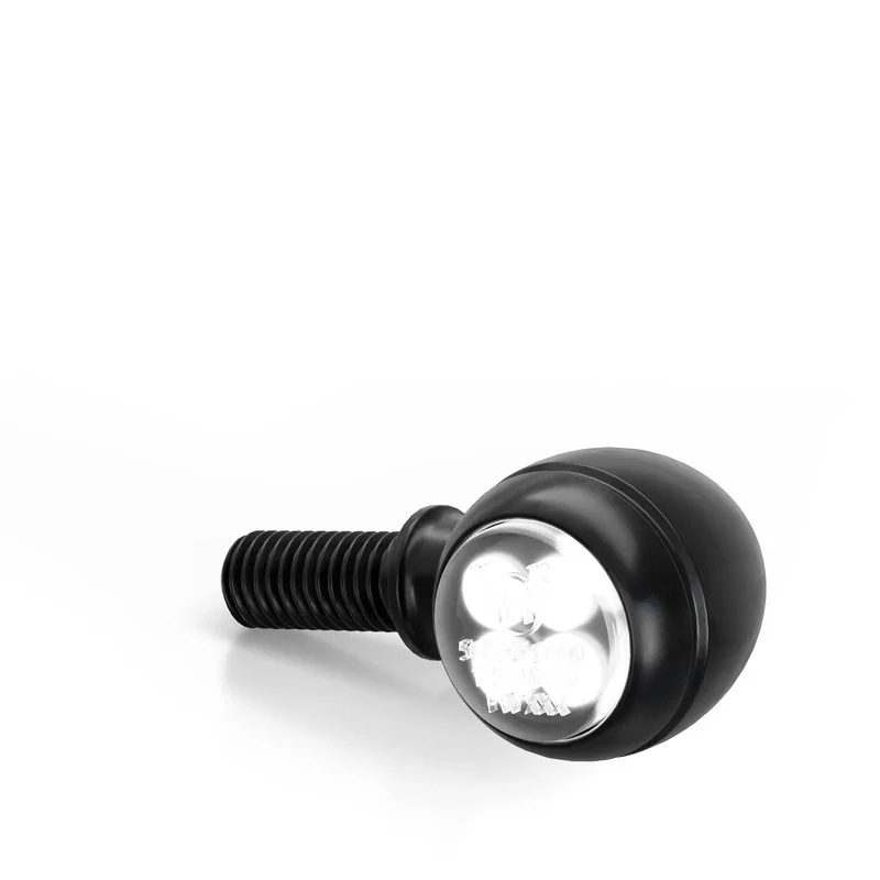 LED-Blinker mit Positionslicht Highsider Circula-S 2in1 schwarz, E-geprüft