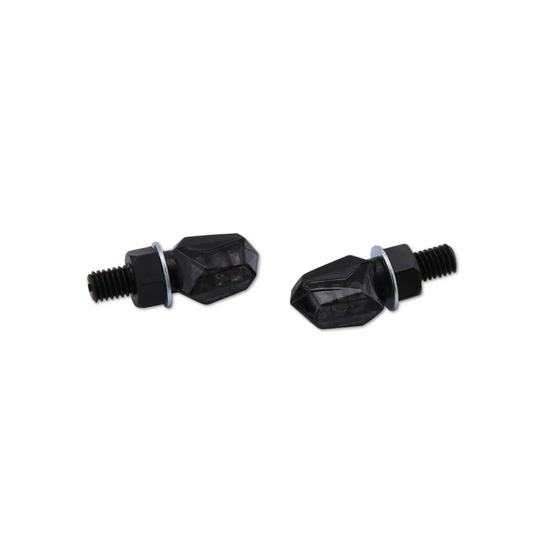 LED-Blinker Paar Highsider Smart Tiny schwarz, Getönt, M8, E-geprüft, 12V/0,3W