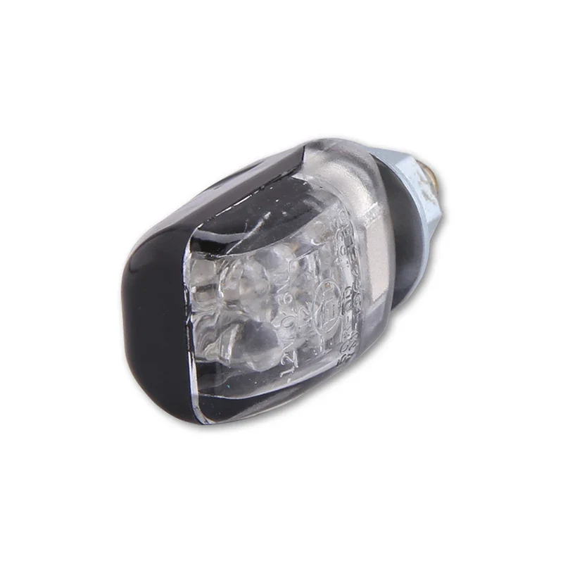 LED-Blinker Paar Highsider Smart Picco schwarz, Klar, M6, E-geprüft, 12V/0,4W