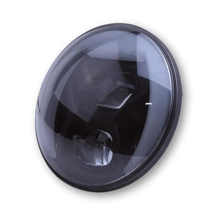 LED Hauptscheinwerfer-Einsatz 7 Zoll Highsider Pro Typ 8, Getönt Klar, E-geprüft