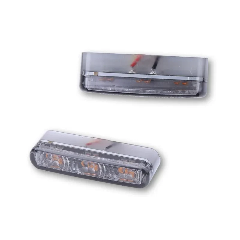 LED-Einbaublinker mit Rück- & Bremslicht Highsider Shorty 2 Pro 3in1, E-geprüft